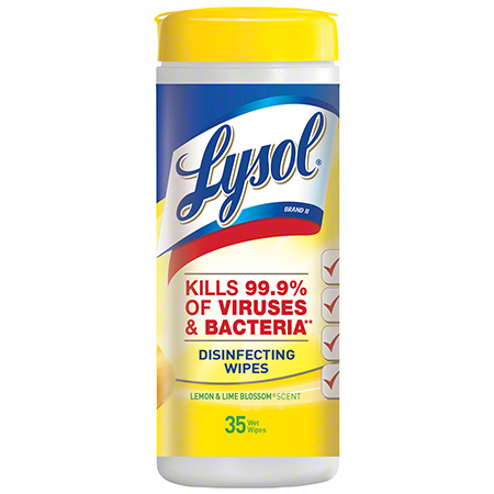 Lysol Brand Disinfecting Wipes 35 ct.  12/cs (REC81145) 