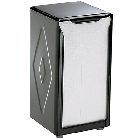  San Jamar Table-Top Napkin Dispensers  Black 12/cs (SANH900BK) 