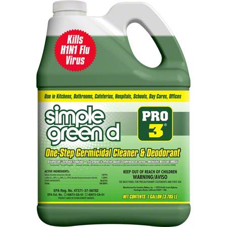  Simple Green D Pro 3 Germicidal Cleaner Gal.  6/cs (SMP30301) 