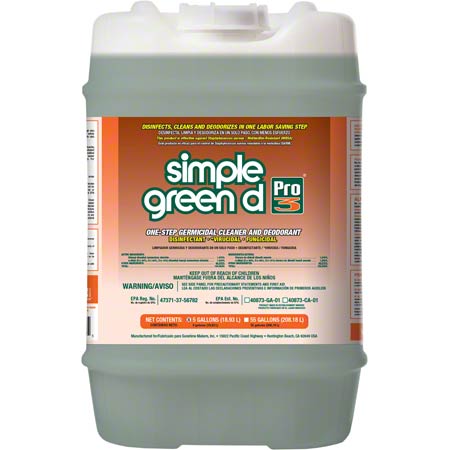  Simple Green D Pro 3 Germicidal Cleaner 5 Gal.  ea (SMP30305) 