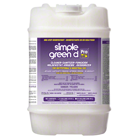  Simple Green d Pro 5 One-Step Germicidal Cleaner 5 Gal.  ea (SMP30505) 