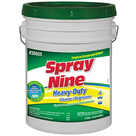  Spray Nine Multi-Purpose Cleaner/Disinfectant 5 Gal. Pail  ea (SN26805) 