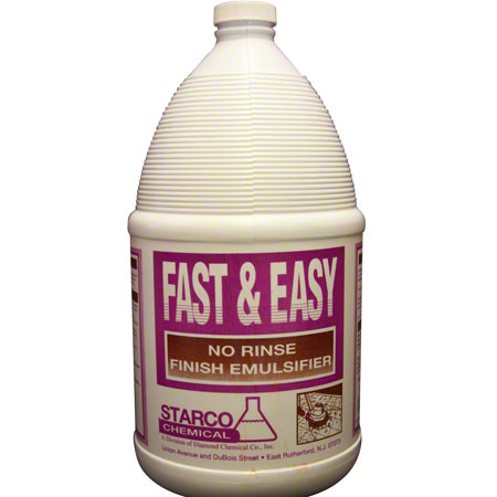  Starco Fast & Easy No Rinse Finish Emulsifier Gal.  4/cs (STA12747) 