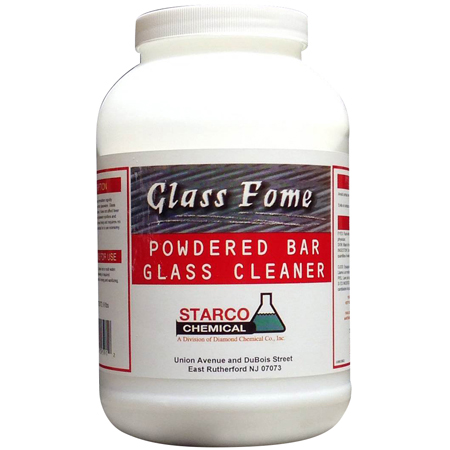  Starco Glass Fome Powdered Bar Glass Cleaner 8 lb.  4/cs (STA9591) 