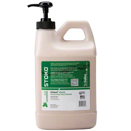  Stoko Solopol Heavy Duty Skin Cleaner 1/2 Gal. Pump  4/cs (STO30384) 