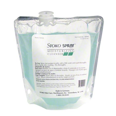  Stoko Spray Moisturizing Soap 400 mL  12/cs (STO55010012) 