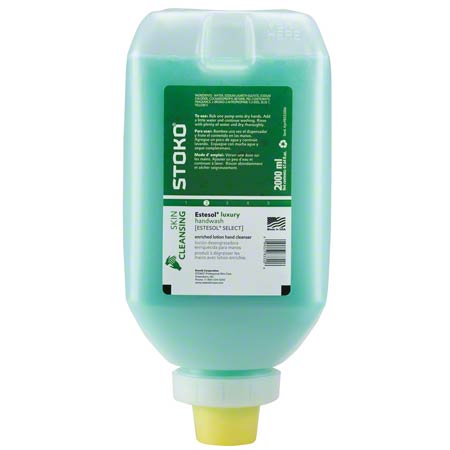  Stoko Estesol Select Light Duty Skin Cleaner 2000 mL Softbottle  6/cs (STO98332006) 