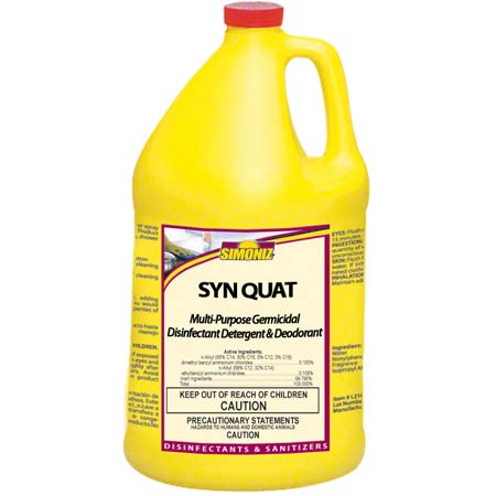  Simoniz Blend Rite Syn-Quat Disinfectant/Sanitizer Gal.  4/cs (SZB0445004) 