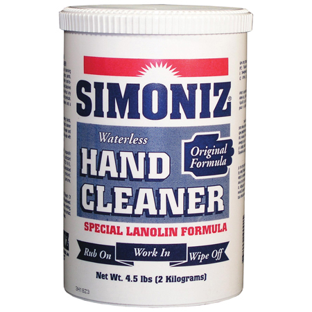  Simoniz RT Waterless Hand Cleaner w/Pumice 4.5 lb.  4/cs (SZCS0100RT4) 