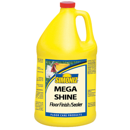  Simoniz Mega Shine Floor Finish/Sealer Gal.  4/cs (SZCS0657001) 