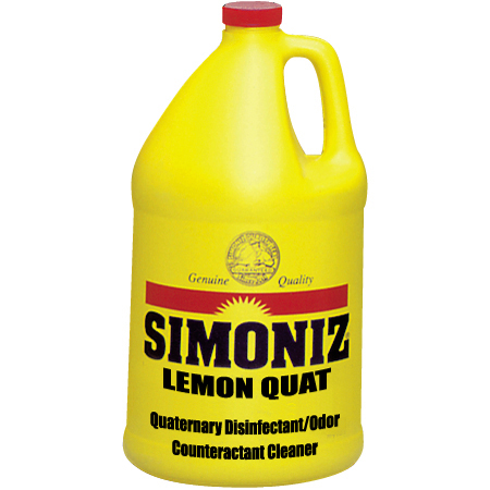  Simoniz Lemon Quat Disinfectant Cleaner Gal.  4/cs (SZQ3000004) 