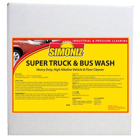  Simoniz Super Truck & Bus Wash 50 lb.  ea (SZS3580050) 
