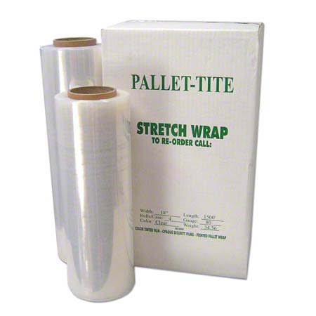  Western Plastics Pallet-Tite Plus Pallet Stretch Wrap 12  4/cs (WPPSF01) 